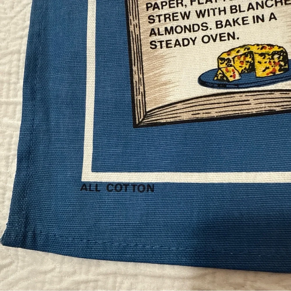 VTG (4) GLEN APPIN, Etc, Linen Cotton Tea Towel SCOTLAND Recipe Whisky Assorted‎